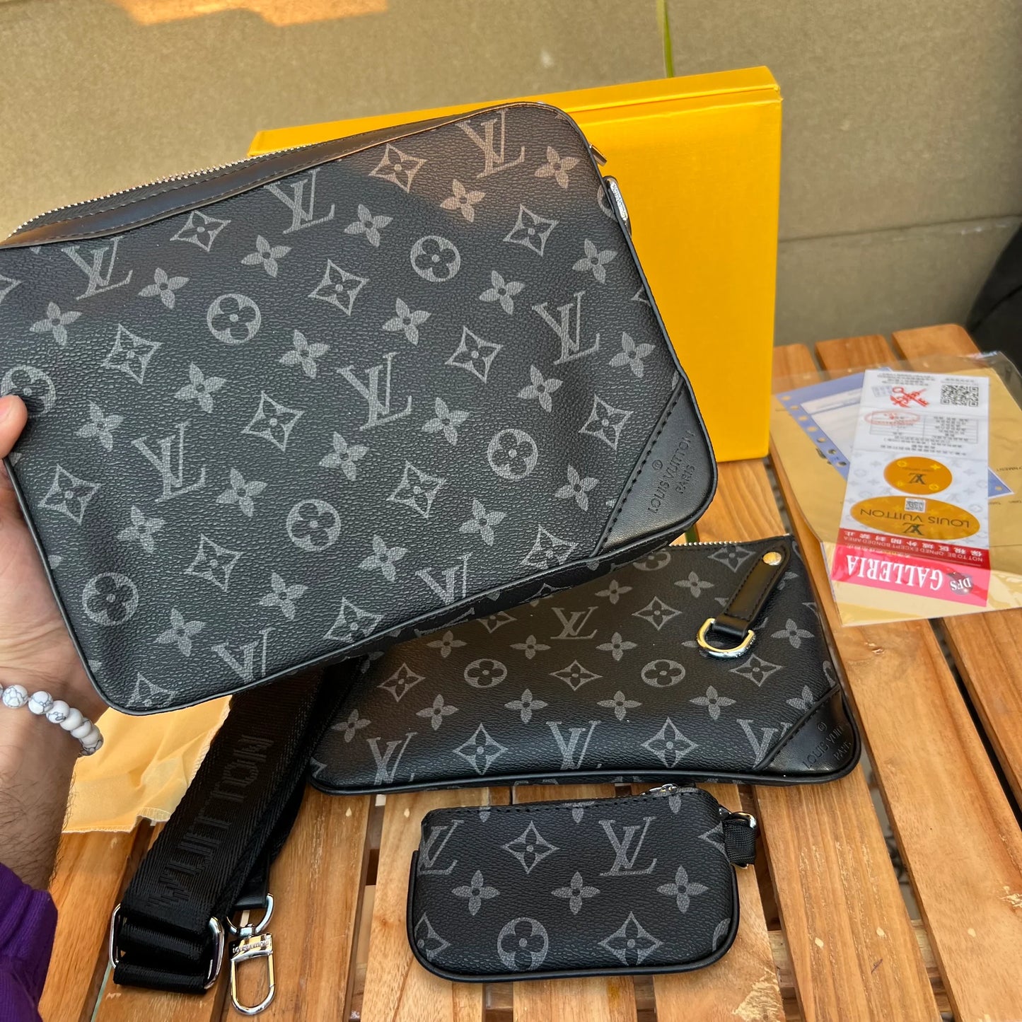 LV Paris Edition Shoulder Bag