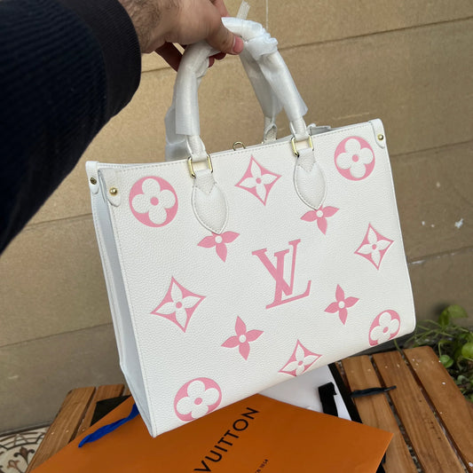 Louis Vuitton Full White Ladies Bag – Effortless Elegance