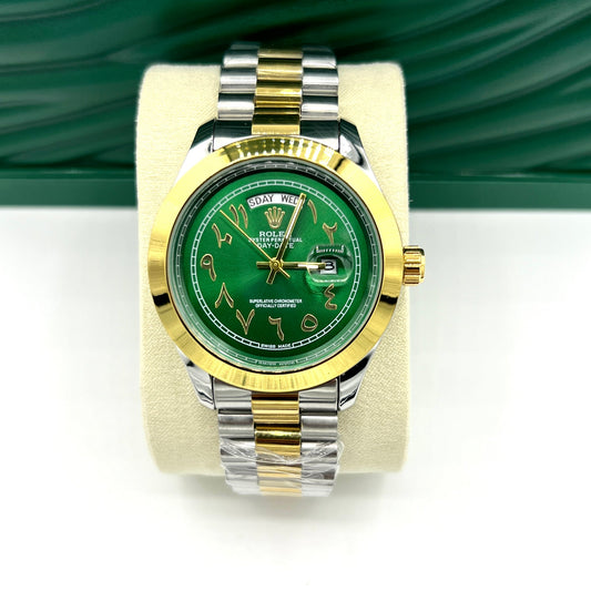 "Emerald Elegance: The Rolex Green Dial"