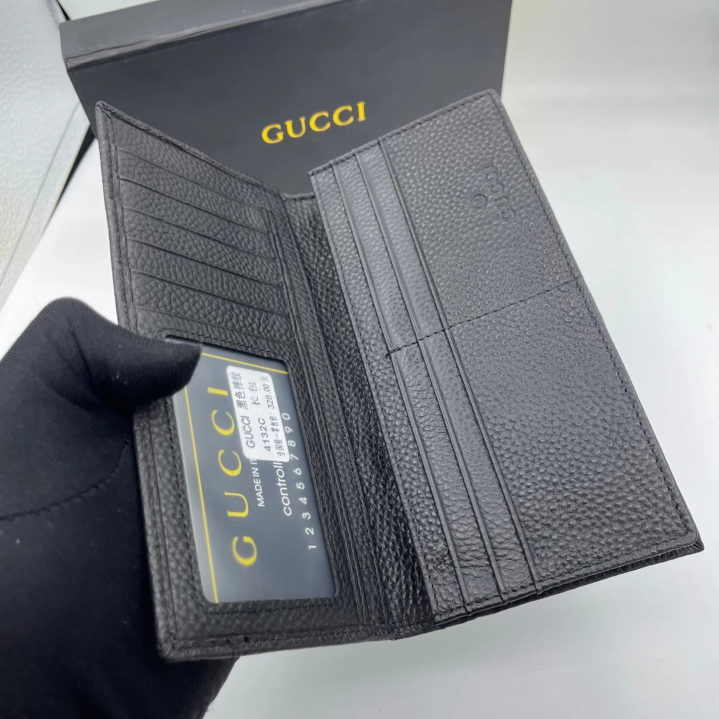 Gucci Signature Black Wallet