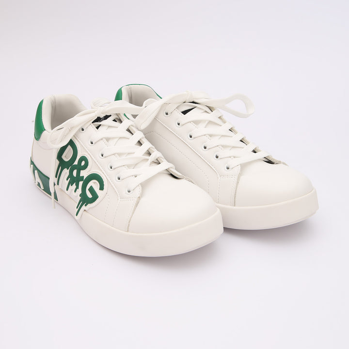 Dolce & Gabbana Premium Sneakers White & Green