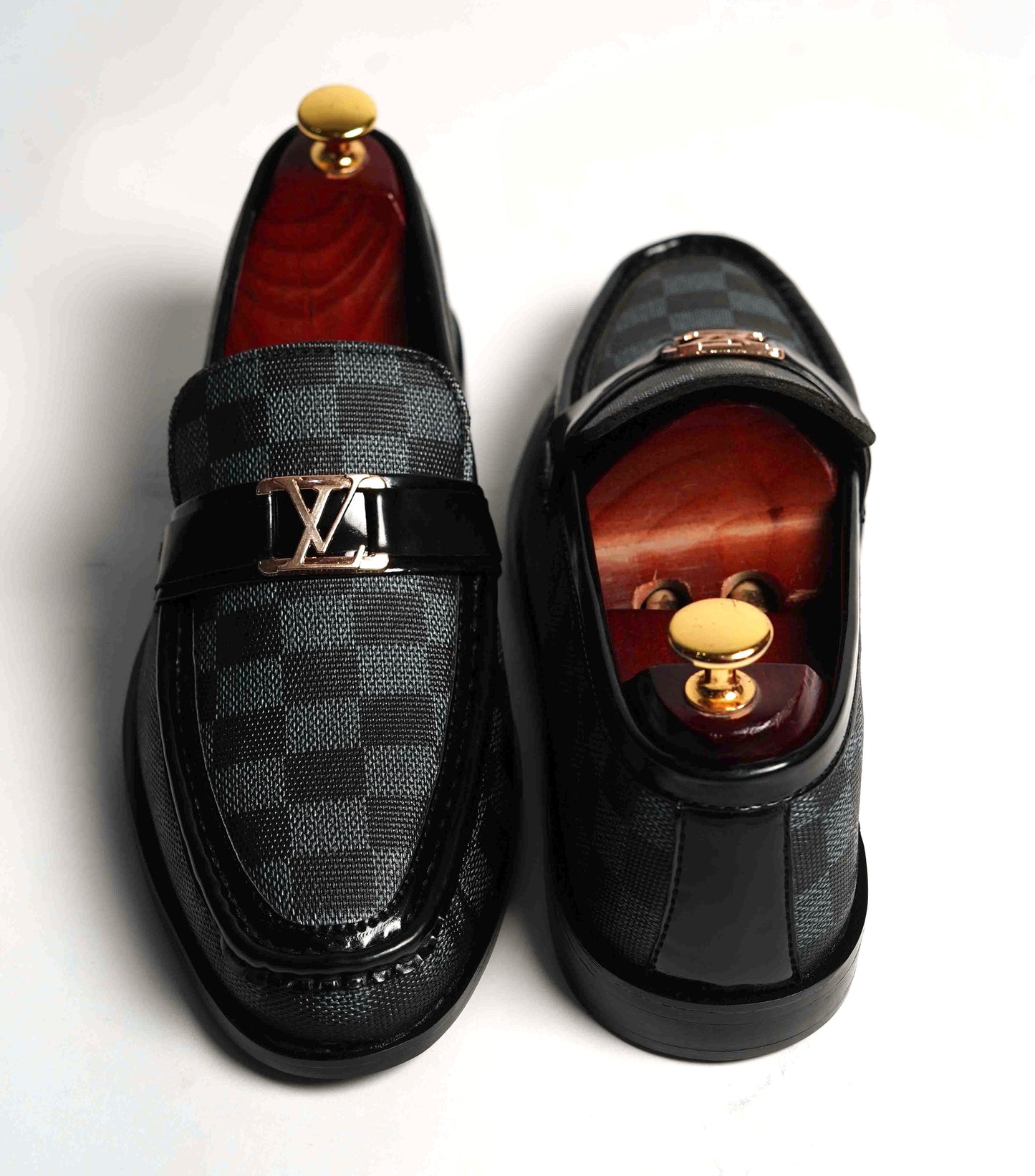 LV BLACK & GREY PREMIUM SHOES