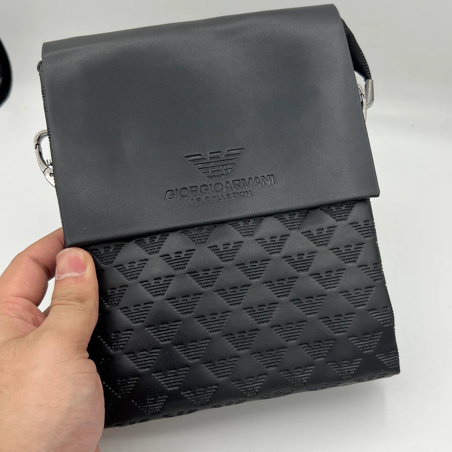 Giorgio Armani Luxe Black Shoulder Bag