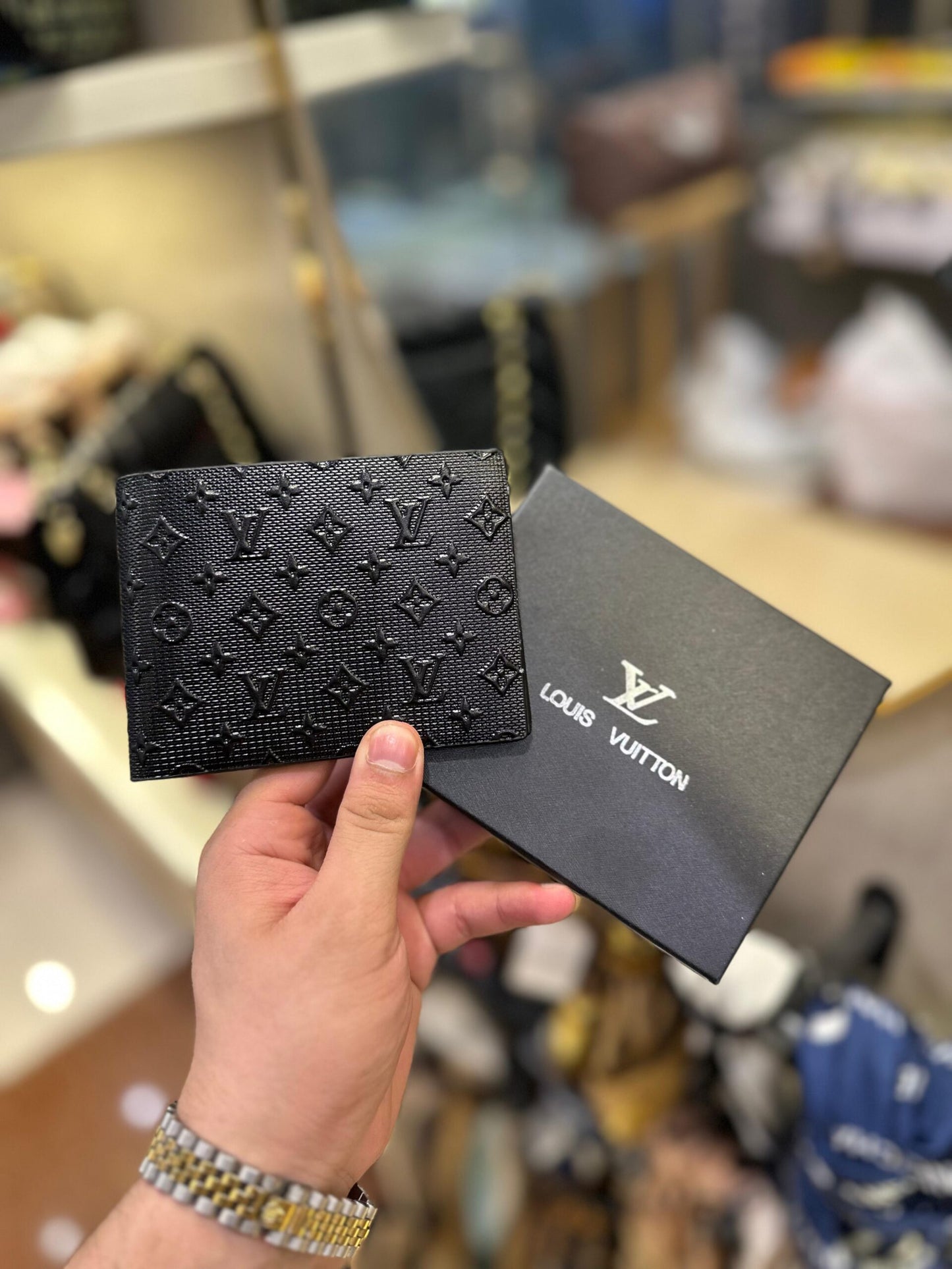 LV Leather Wallet