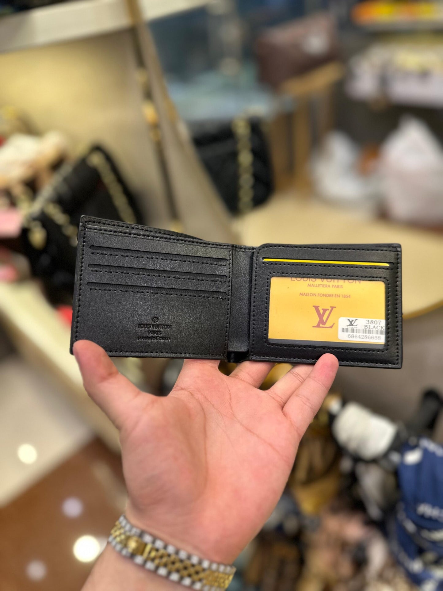 LV Leather Wallet