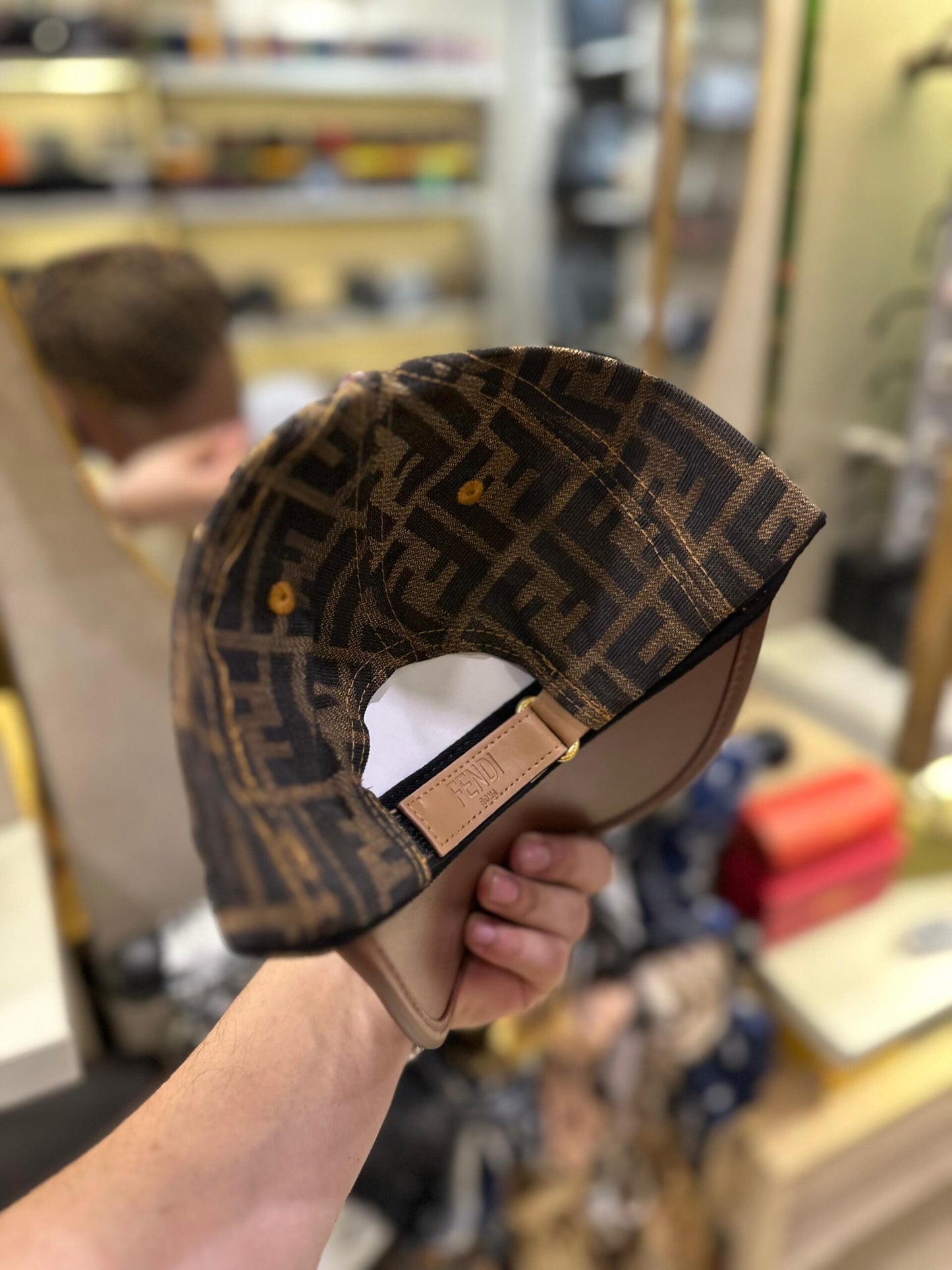 Fendi Brown Premium Cap