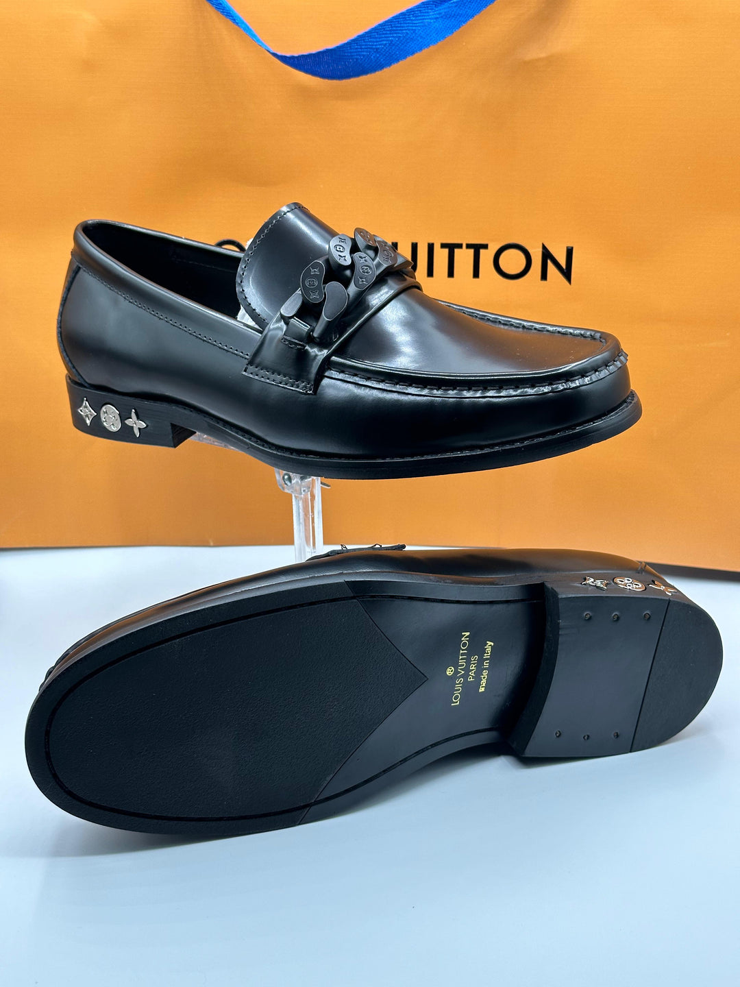 Louis Vuitton Black Major Loafers