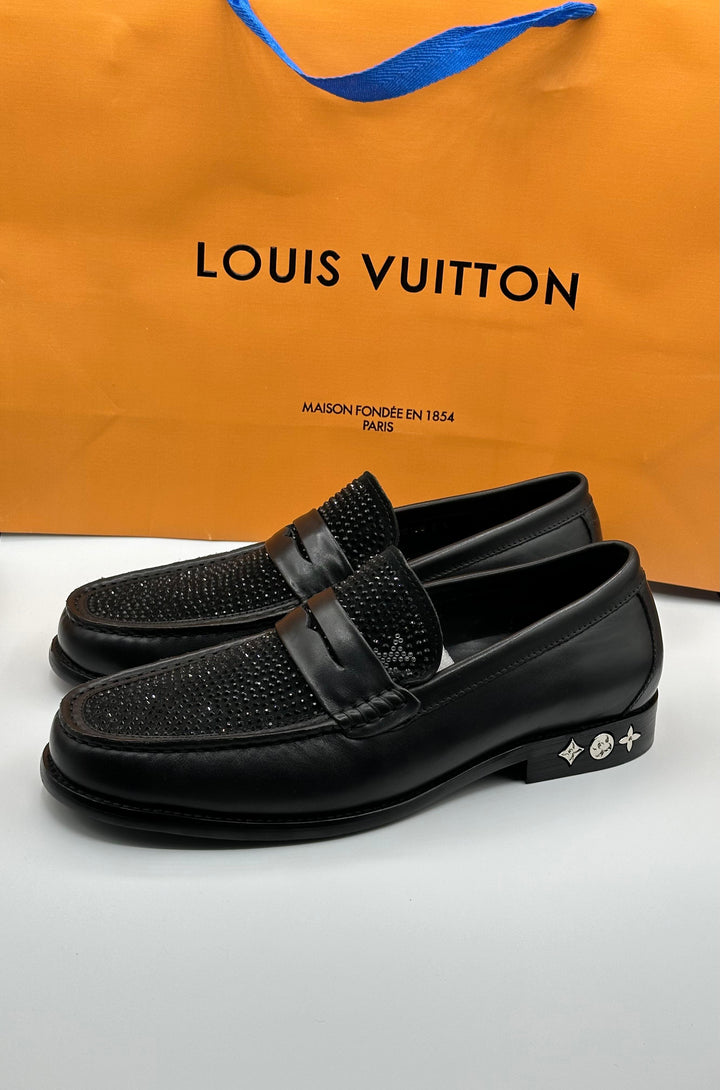 Louis Vuitton Stone Black Major Loafers