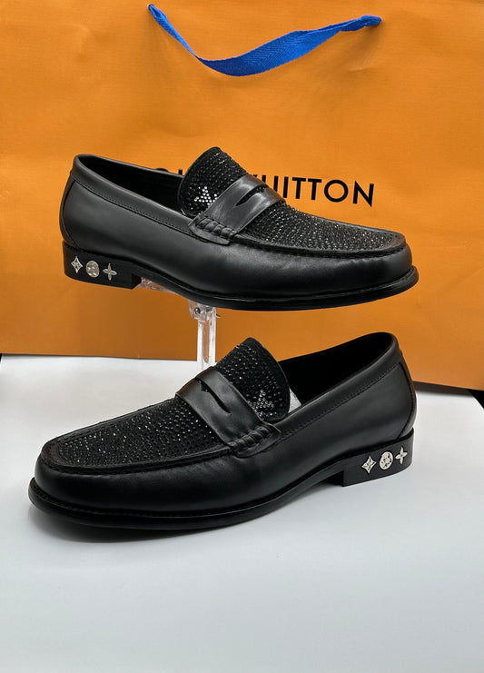 Louis Vuitton Stone Black Major Loafers