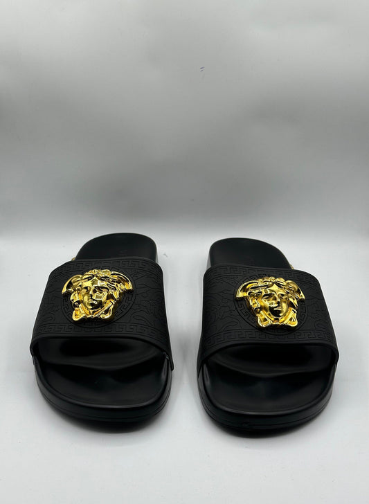 Versace Premium Black Slide