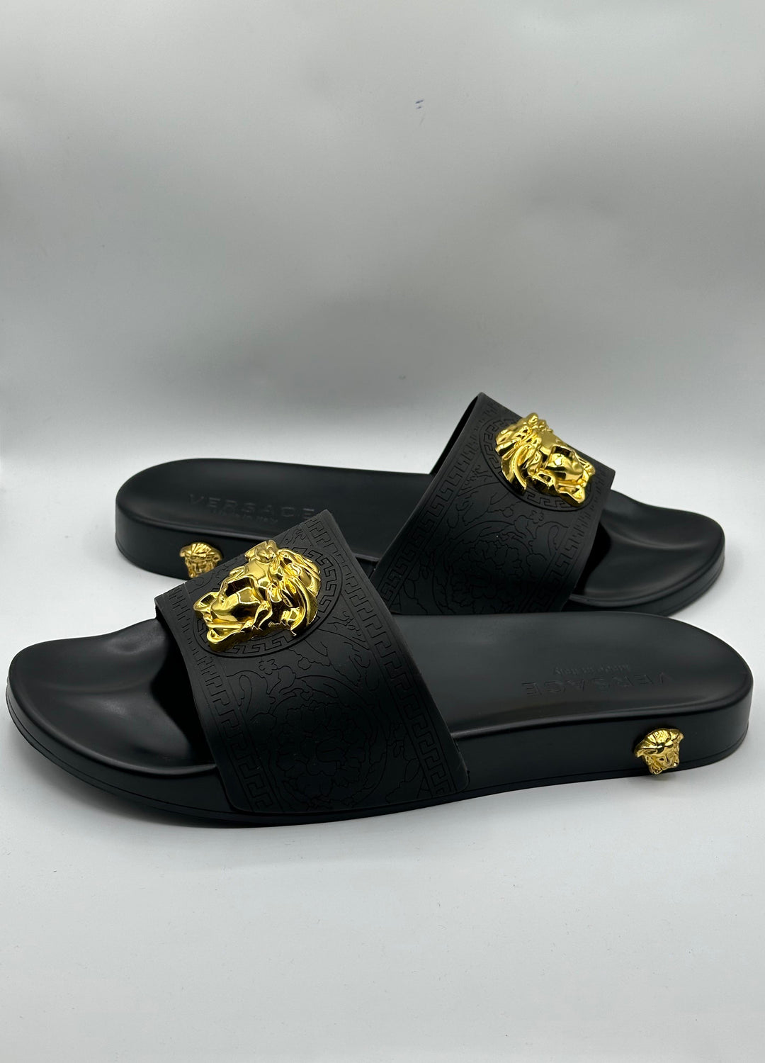 Versace Premium Black Slide